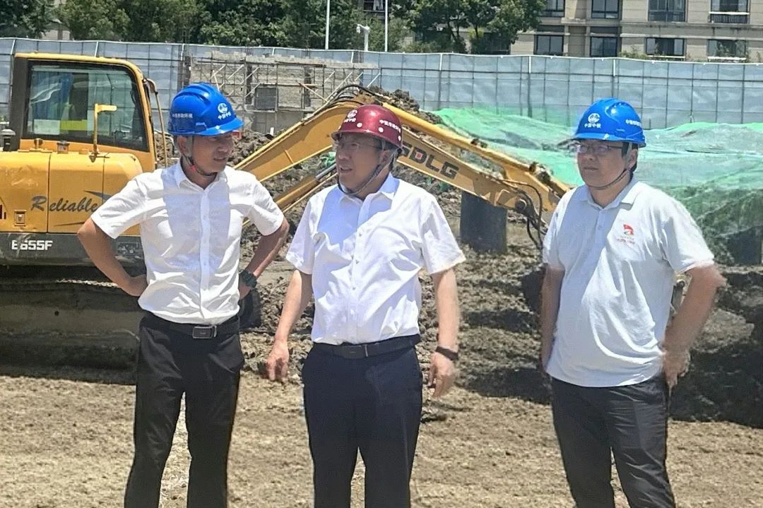 公司黨委書記、董事長李明華到蘇州清樹灣項目檢查指導工作.jpg